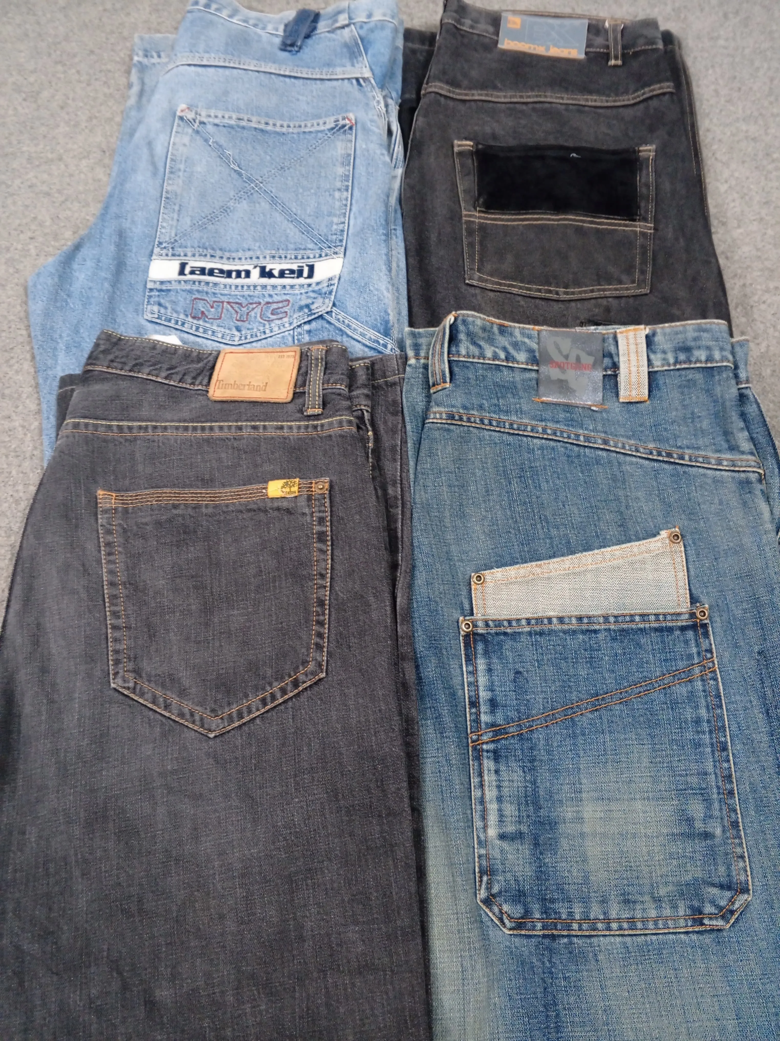 #415 Men Baggy Jeans -11