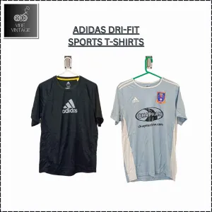 ADIDAS MEN'S SPORTS DRI FIT TSHIRTS - BUNDLE 2 - 40 PCS