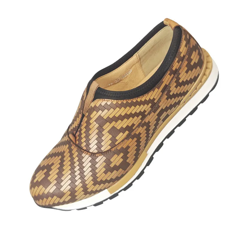 AlliLux Waterproof Alligator Print Slip-On Shoes