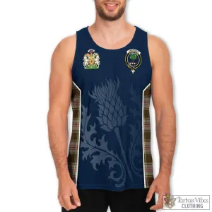 Anderson Dress Tartan Men's Tanks Top with Family Crest and Scottish Thistle Vibes Sport Style