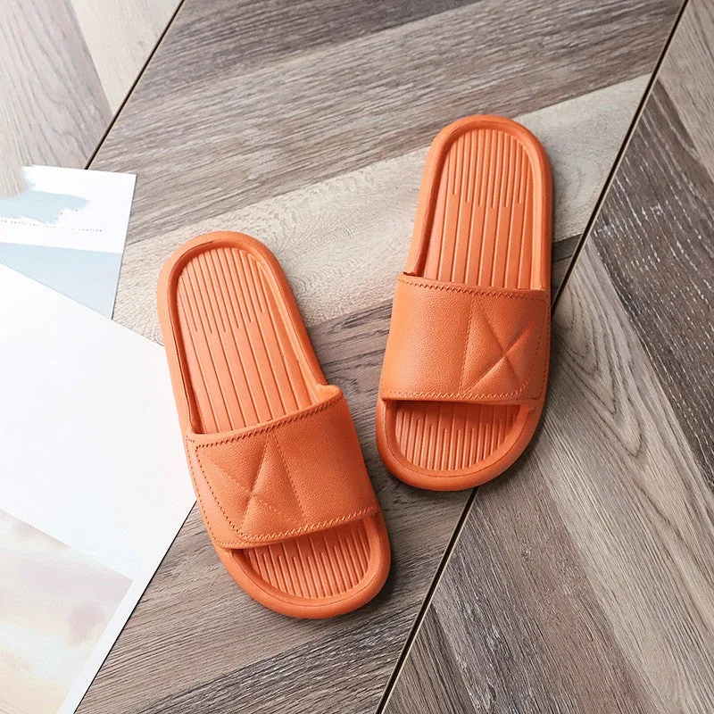 Bathroom Summer Indoor Flat Slippers Eva Material Simple Lightweight Slides