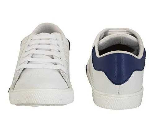 Blinder Men's White-Blue Casual Shoe - 8