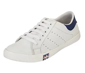 Blinder Men's White-Blue Casual Shoe - 8