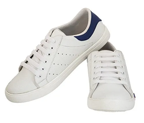 Blinder Men's White-Blue Casual Shoe - 8