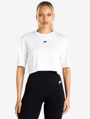 BreathEasy Crop T-Shirt - White