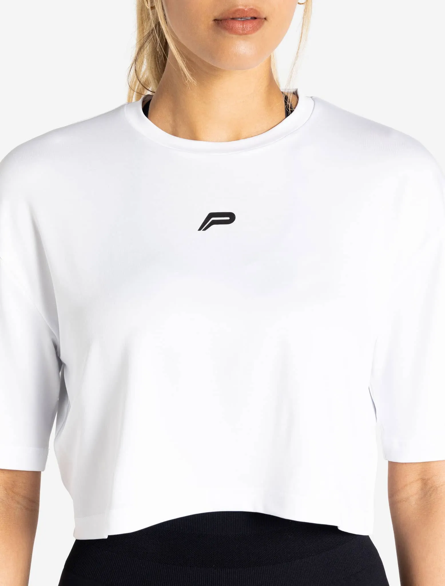 BreathEasy Crop T-Shirt - White