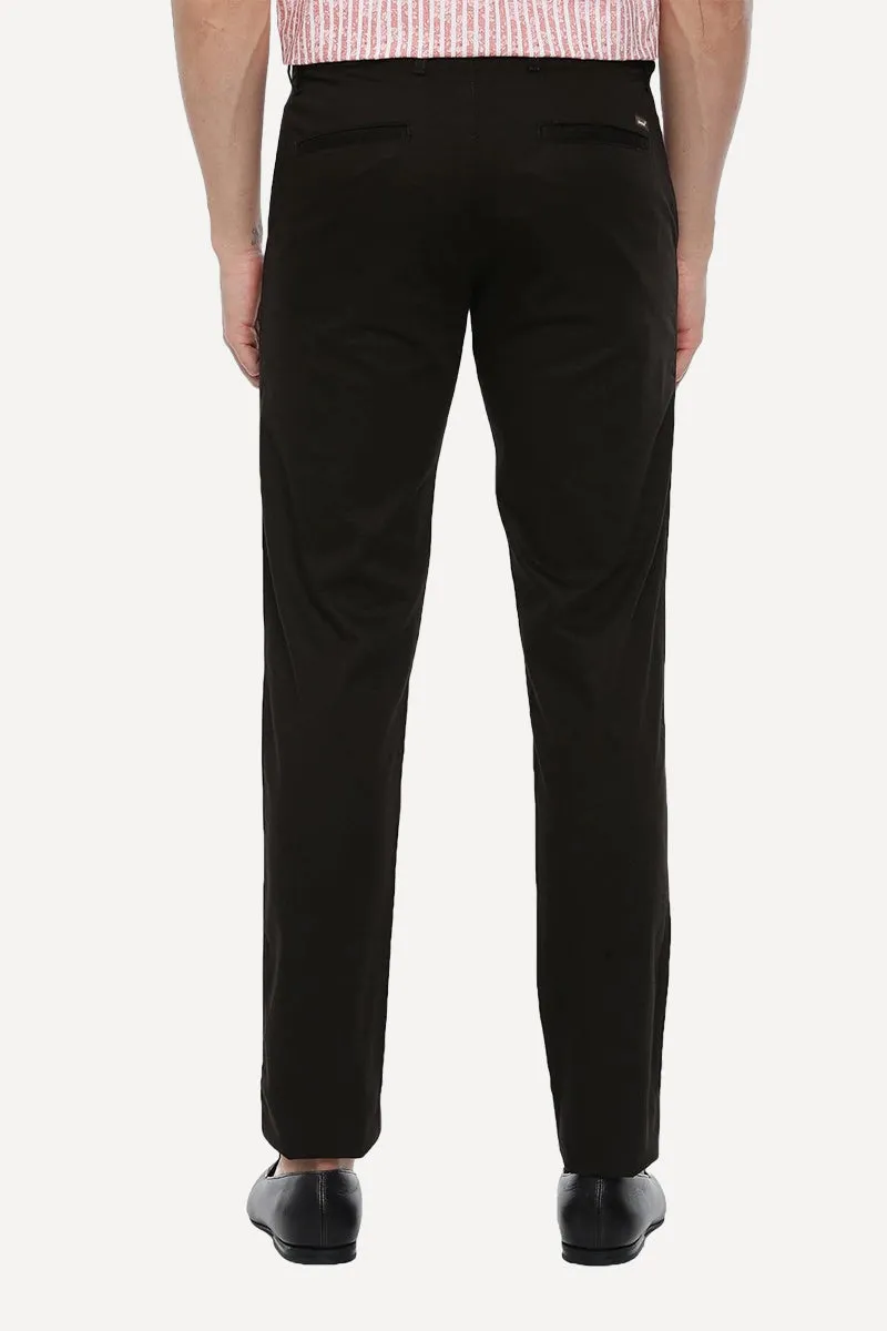 Bronx Chinos - Charcoal Black Trouser For Men | Ariser