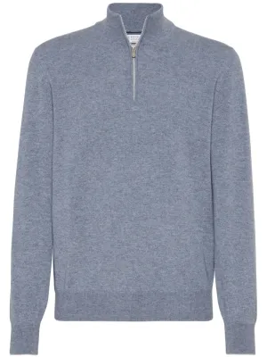 Brunello Cucinelli Sweaters Clear Blue