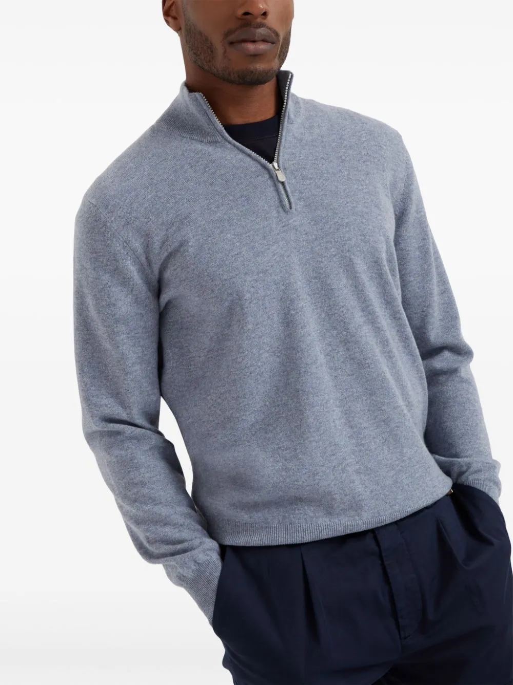 Brunello Cucinelli Sweaters Clear Blue