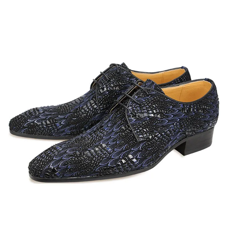 ChicLeather Alligator Wedding Brogue Shoes