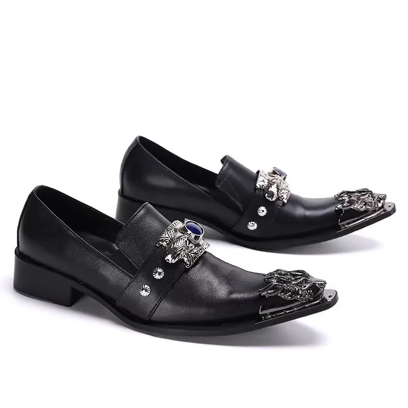 ChicLeather Slip-on Dress Shoes