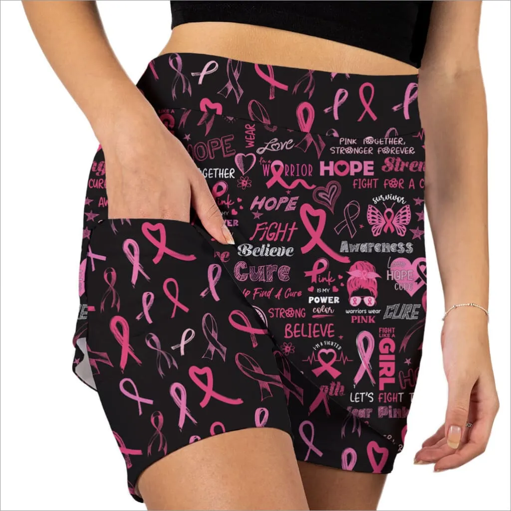 CHOOSE HOPE BLACK SKORT