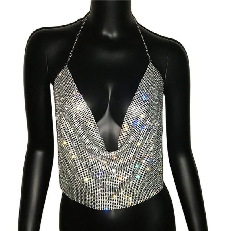 Dropped Rhinestone Top