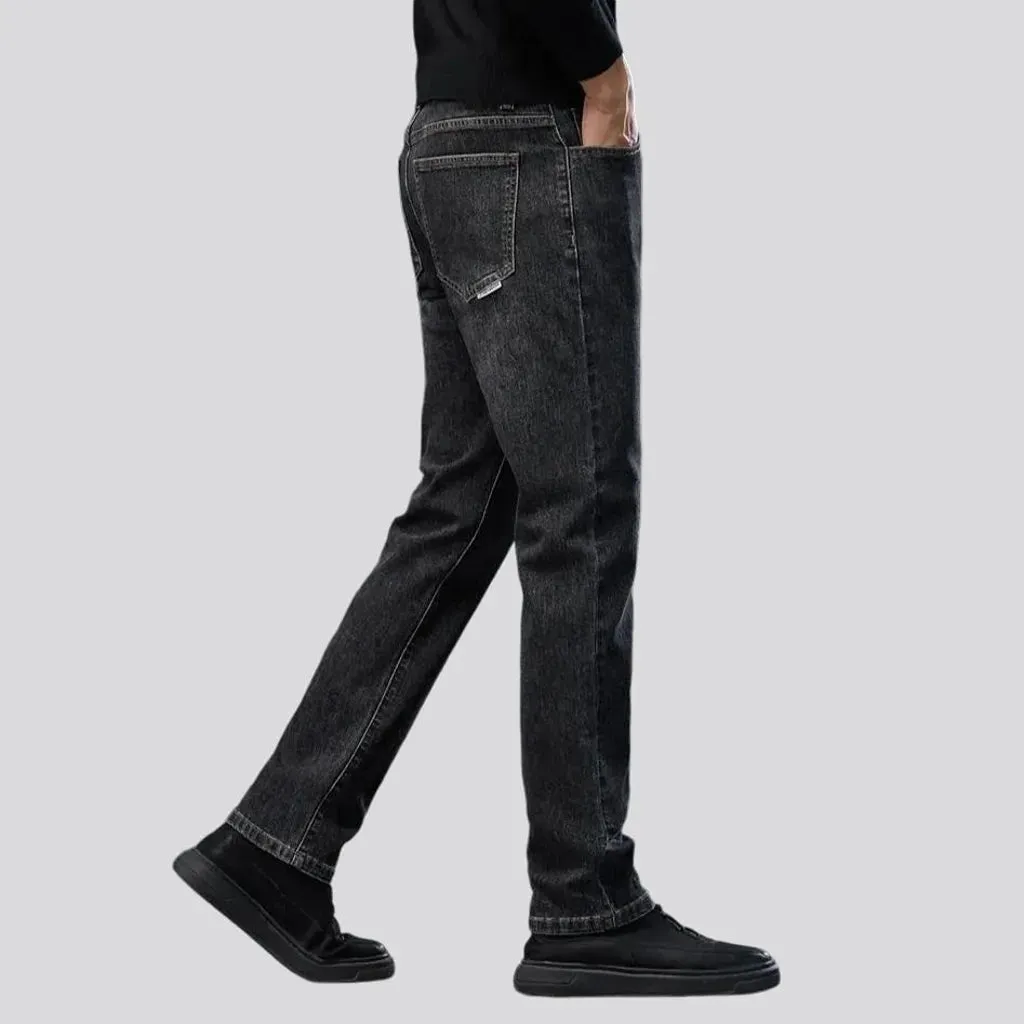 Elastic fit retro jeans for men