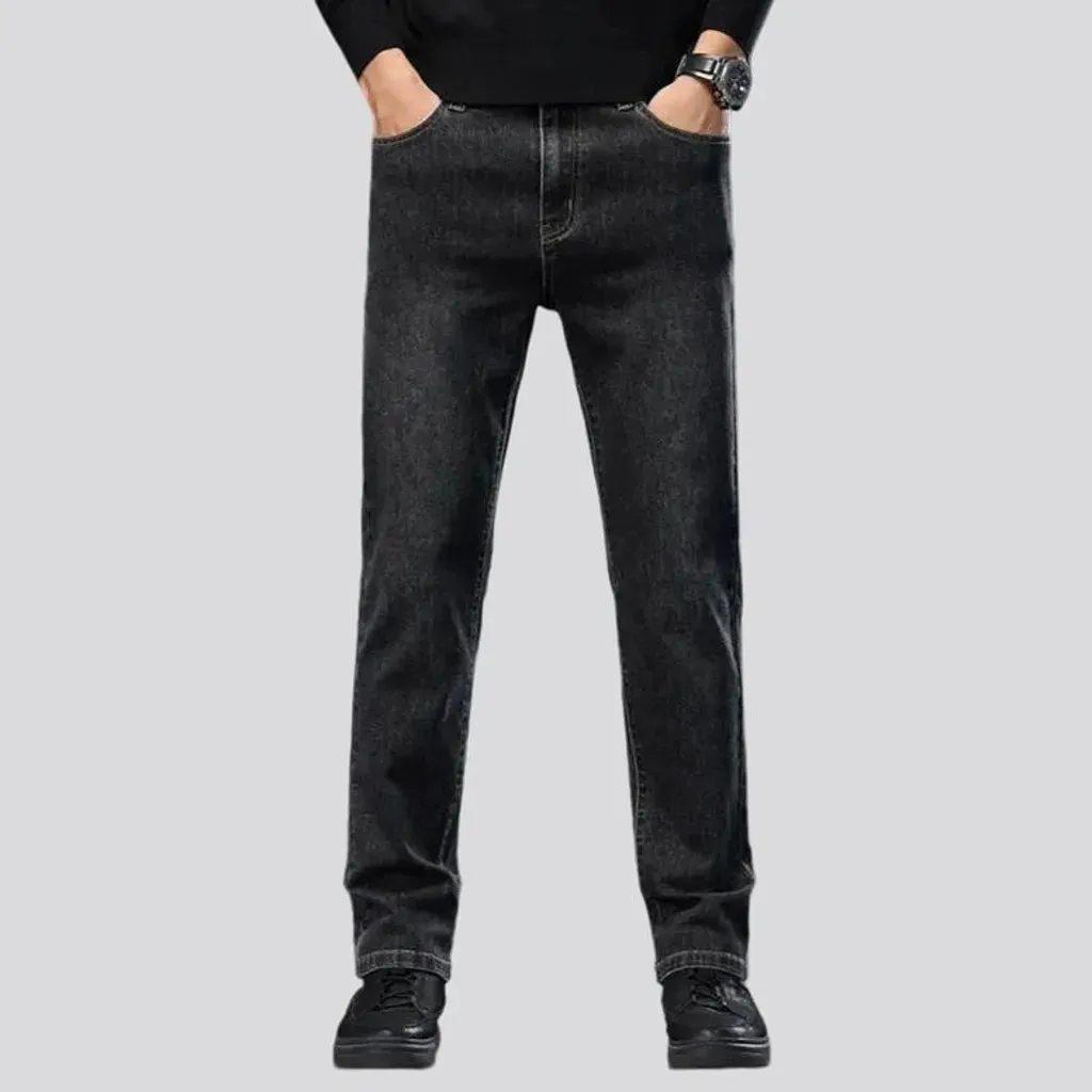 Elastic fit retro jeans for men