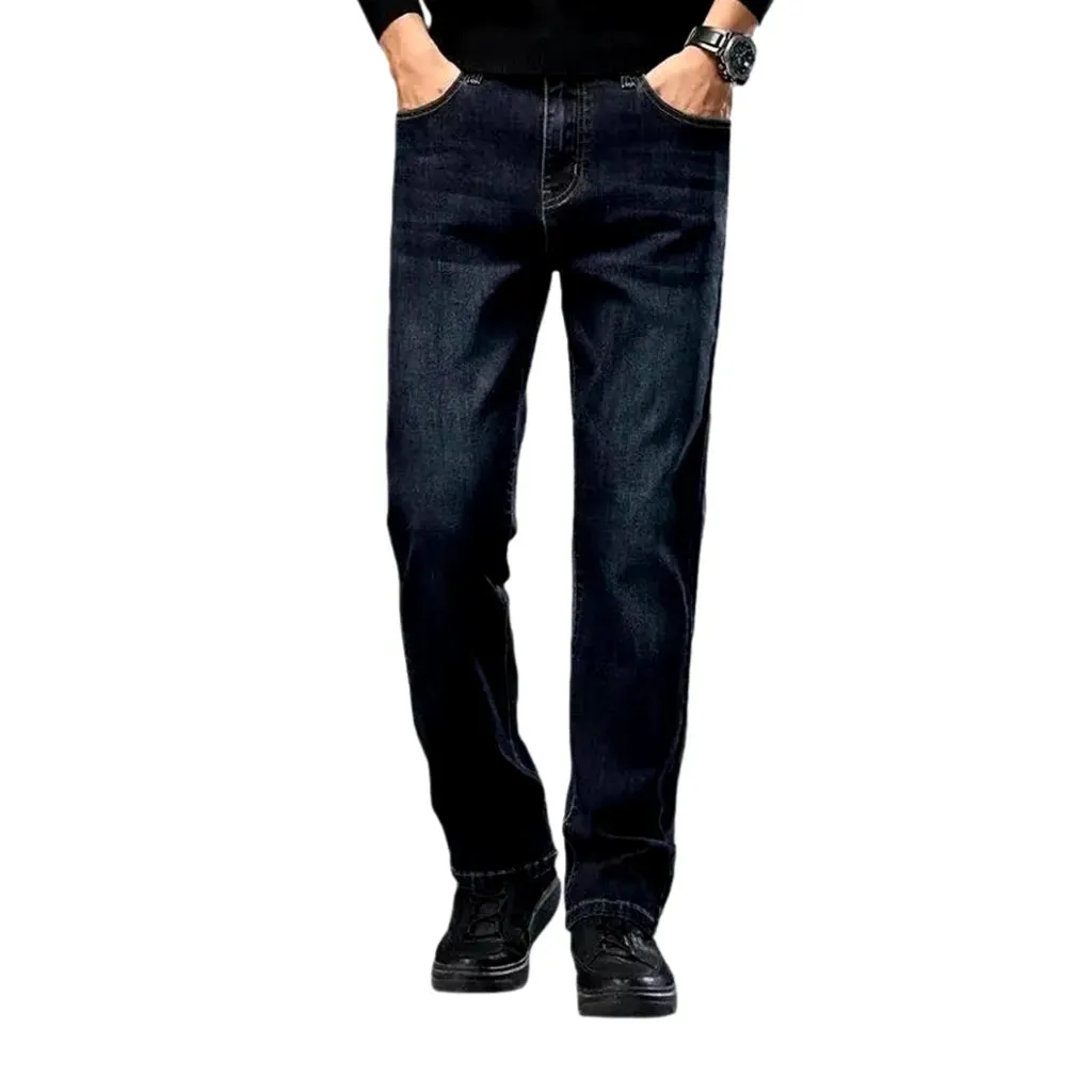 Elastic fit retro jeans for men