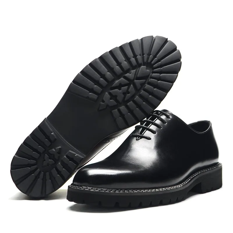 Elegance Luxe Brogue Lace Up Oxford Dress Shoes