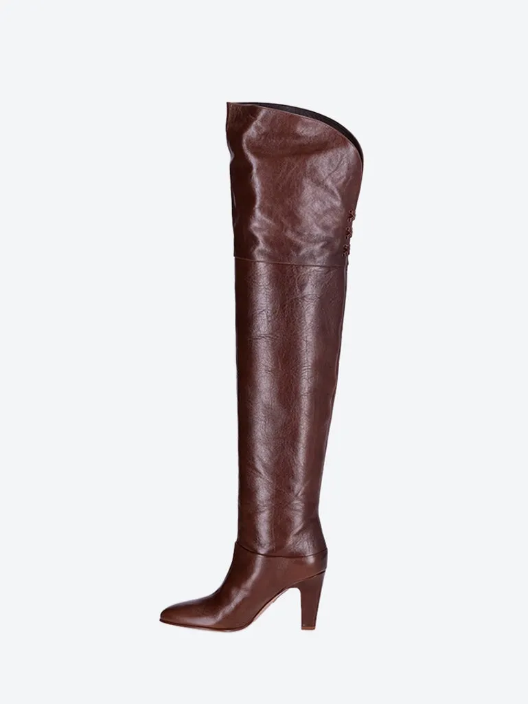 Eve leather over the knee boots