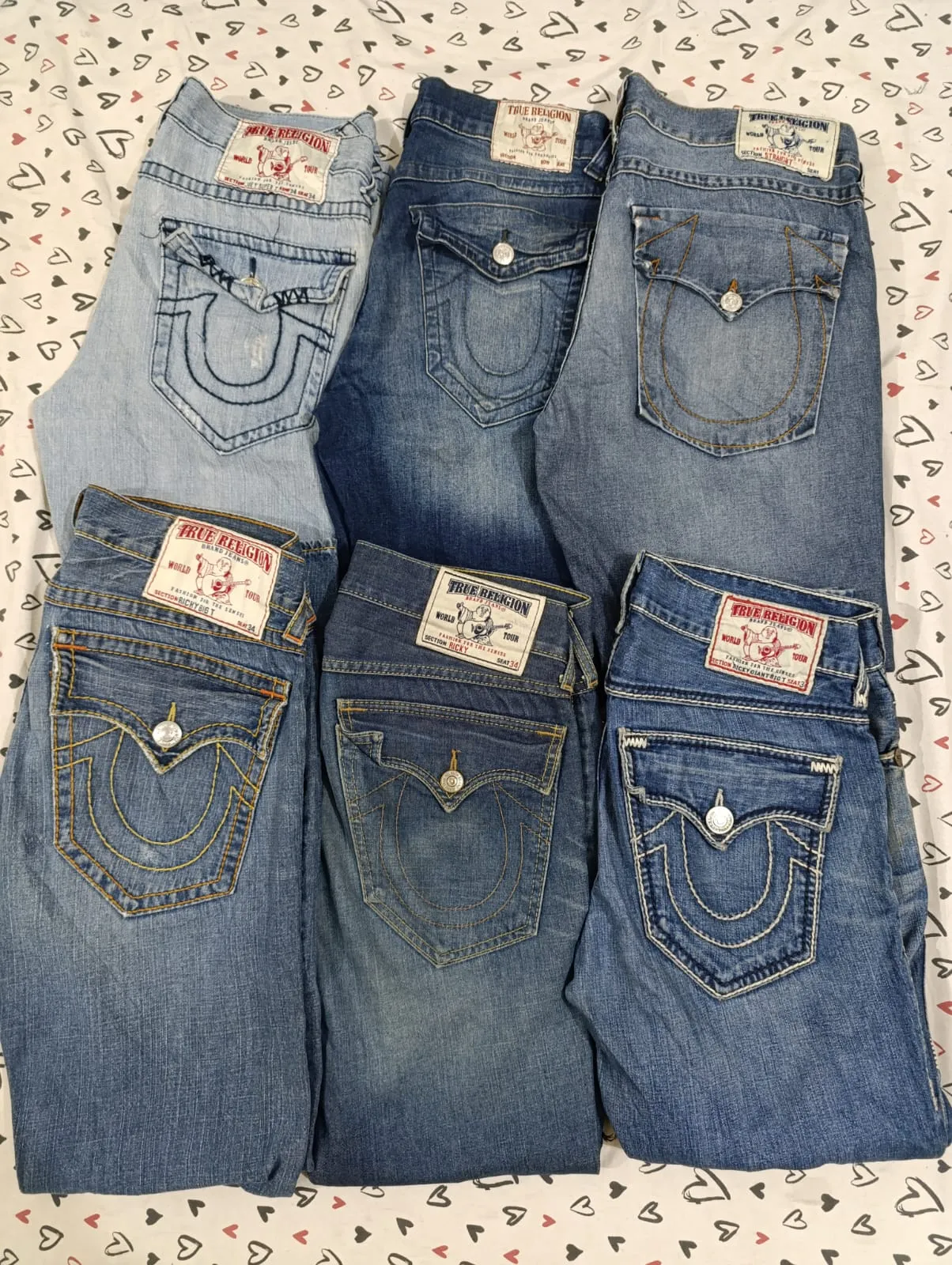 HD012 True Religion Men Jeans - 13 pcs