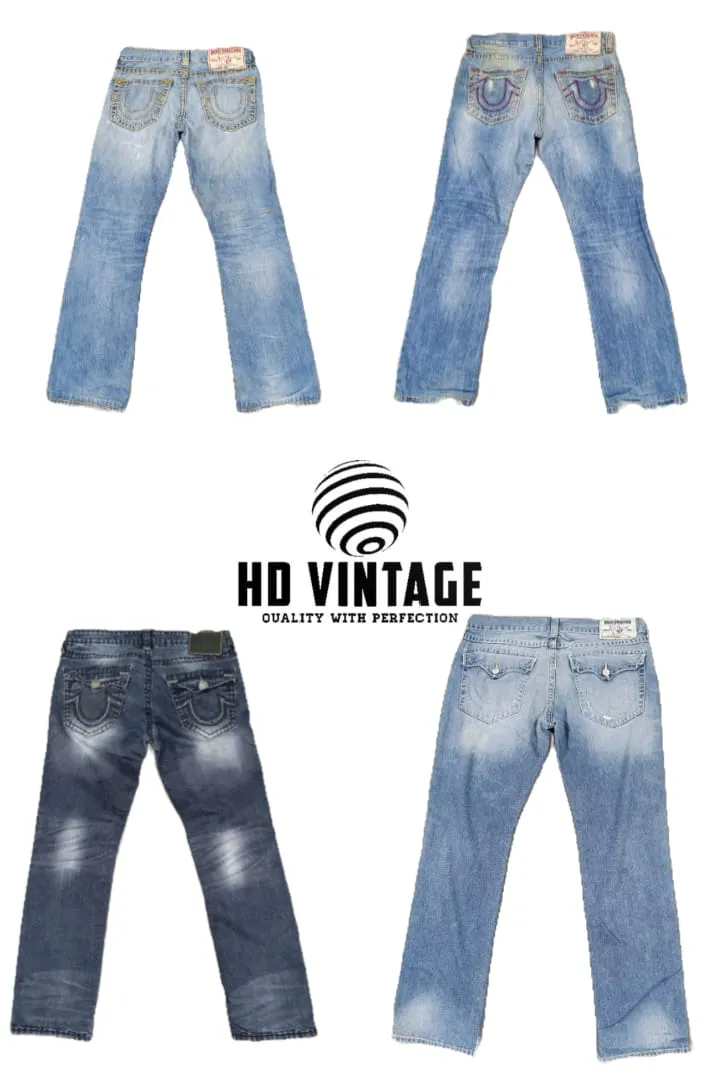 HD265 Men Vintage True Religion Jeans - 14 pcs