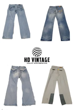 HD402 Men Designer Baggy Jeans - 21 pcs