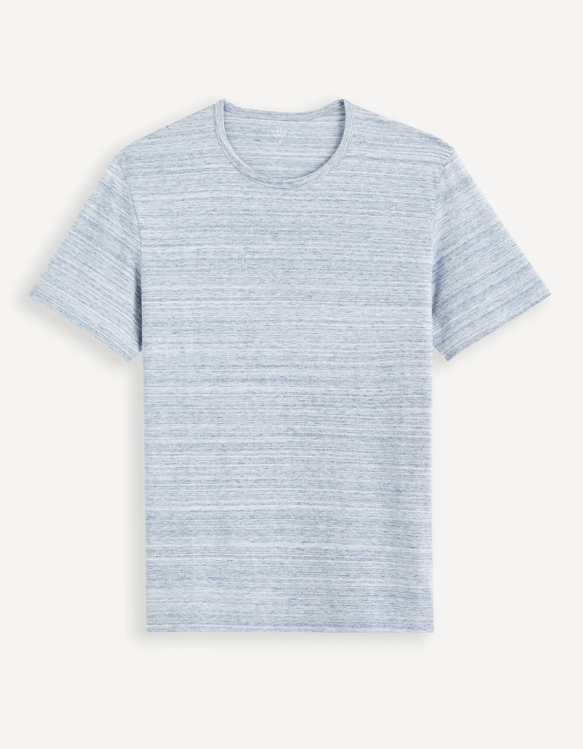 Heathered T-shirt With straight cut and round neck