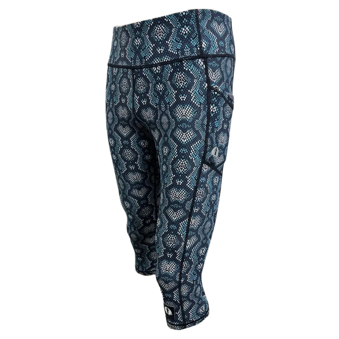 High Waist Funky 3/4 Leggings - Skinz