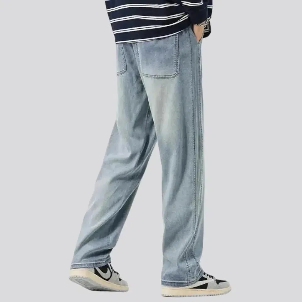 Hip-hop baggy jeans
 for men