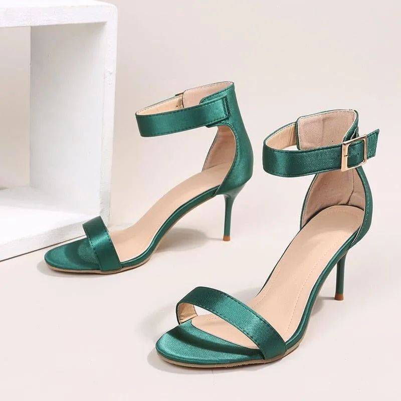 Lace-up Design Buckle Low Heels