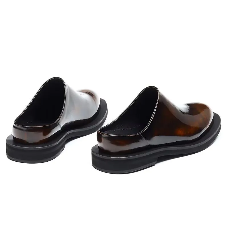 LeatherLuxe Exotic Slip-Ons