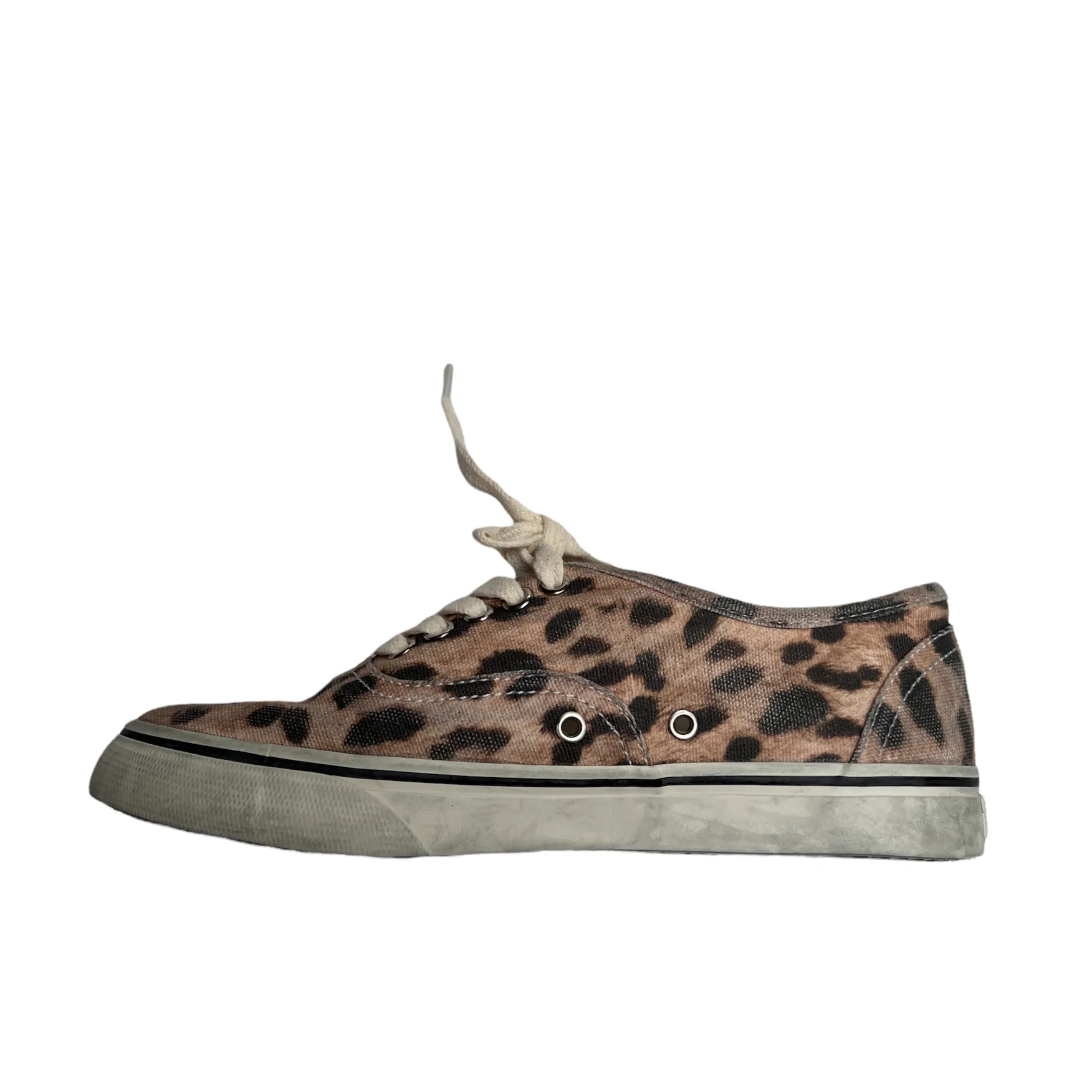 Leopard Print 70s Low Skate Sneakers - 7.5