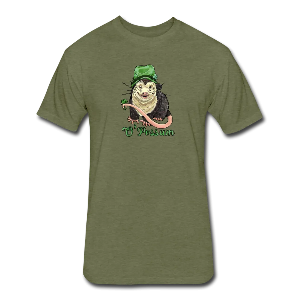 Lucky O’Possum Fitted Cotton/Poly T-Shirt