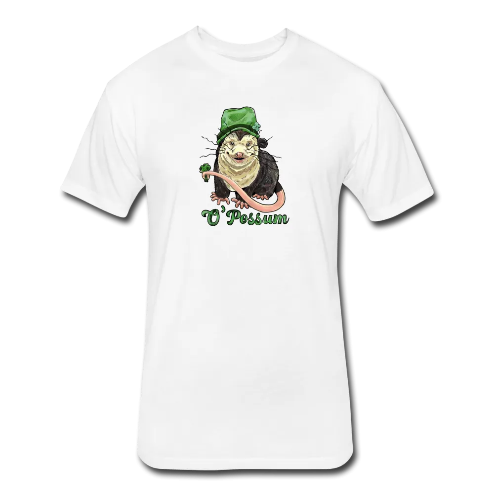 Lucky O’Possum Fitted Cotton/Poly T-Shirt