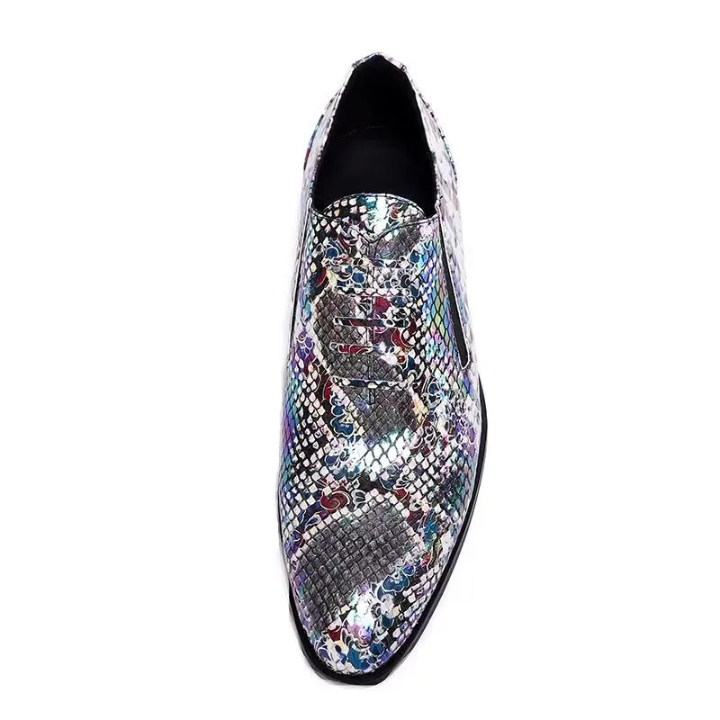 Luxury Exotic-Pattern Slip-on Smart Dress Shoes