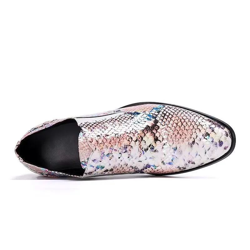 Luxury Exotic-Pattern Slip-on Smart Dress Shoes