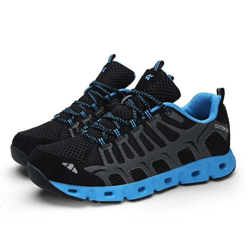 Man's breatahble non-slip cool hiking waterproof sneakers