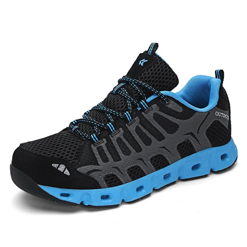 Man's breatahble non-slip cool hiking waterproof sneakers