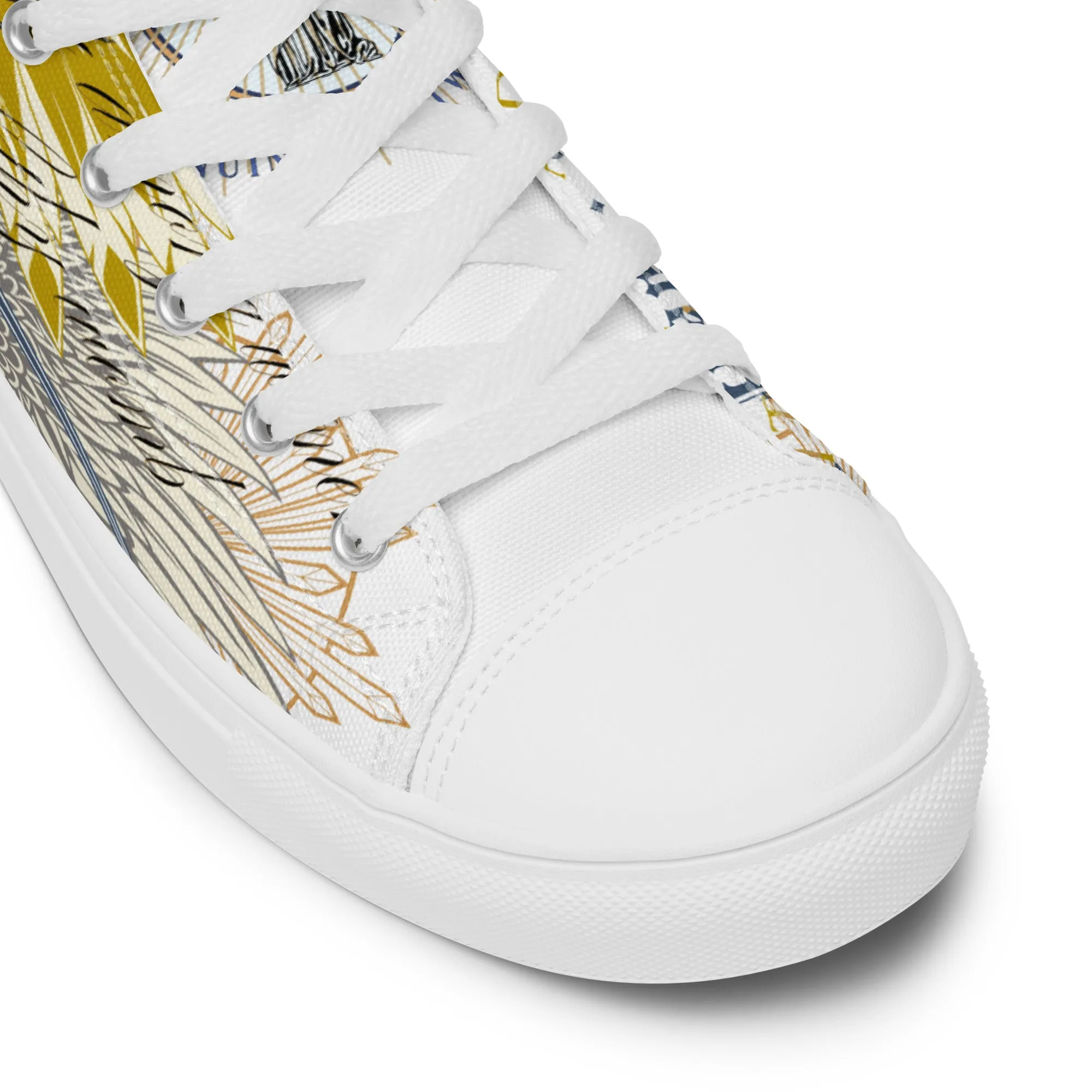 Mater Virginalis high top canvas shoes