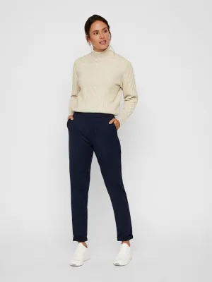 Maya Trousers (wide model) - Navy