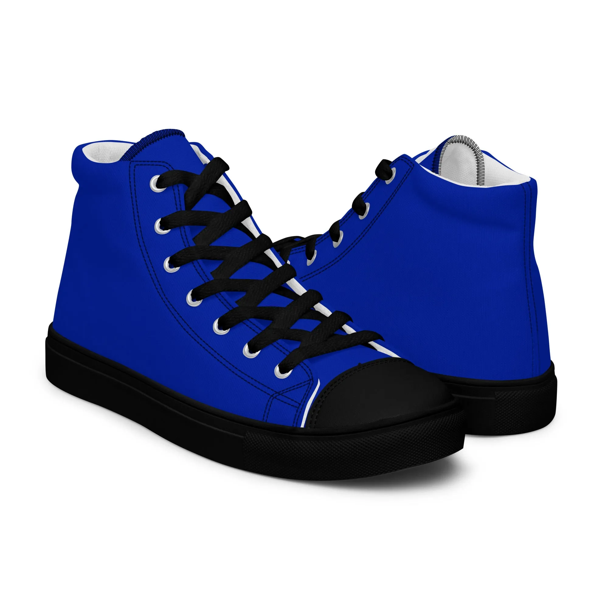 Men’s Royal Blue High Top Shoes