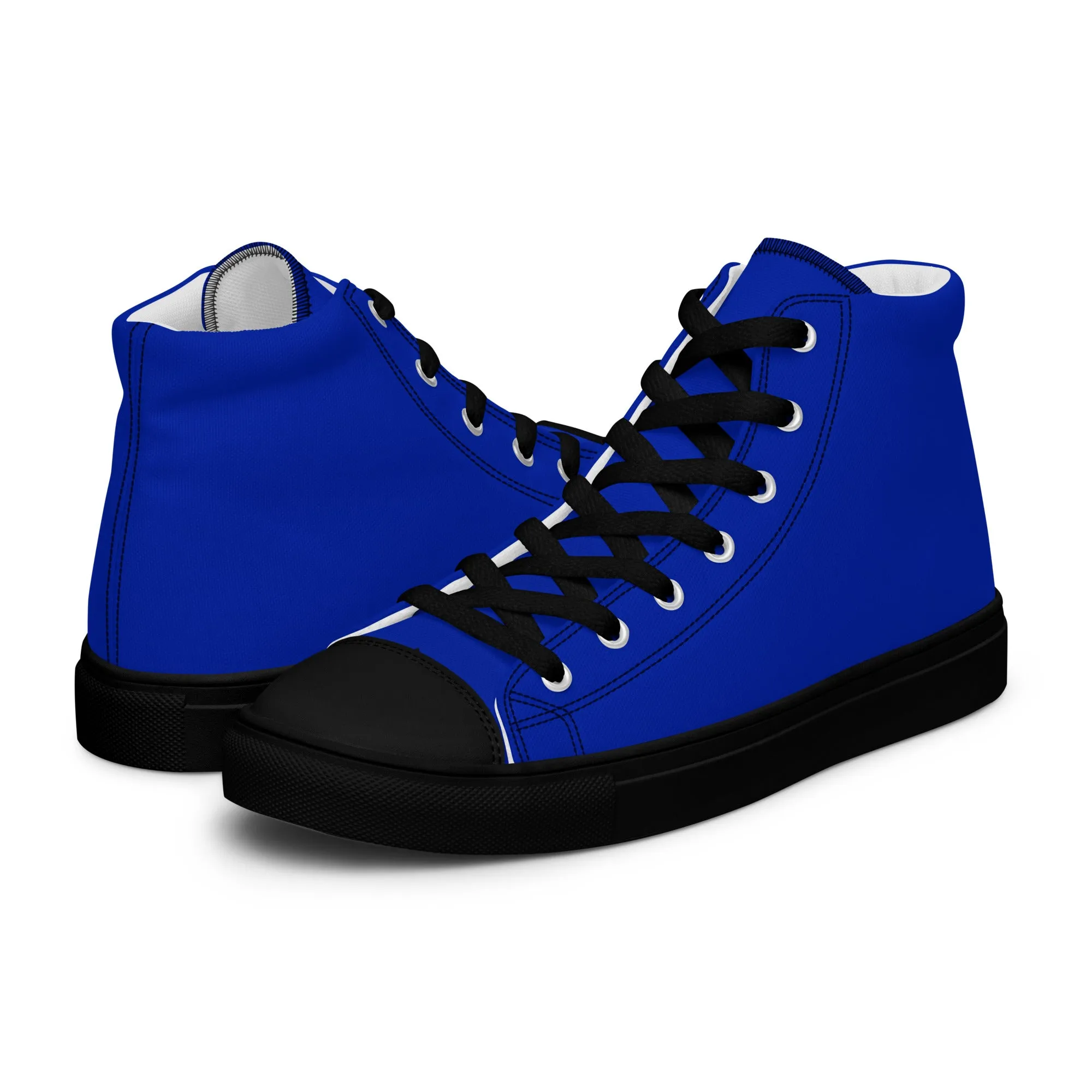 Men’s Royal Blue High Top Shoes