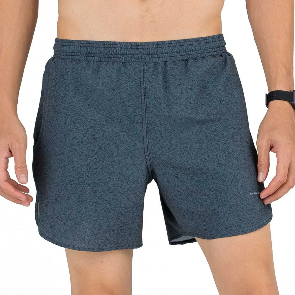 MEN'S STRETCH 5" STRIKER SPLIT RUNNING SHORT - Cypher Titanium/Blk