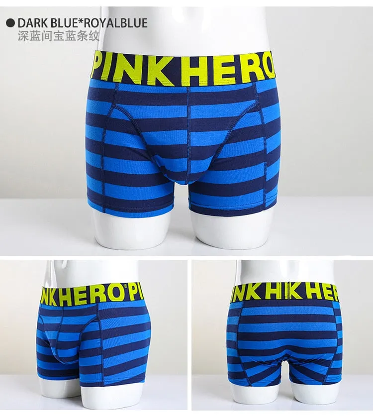 Men's Stripe Fashion Male Underpants boxer mens underwear boxers boxershorts Trunks