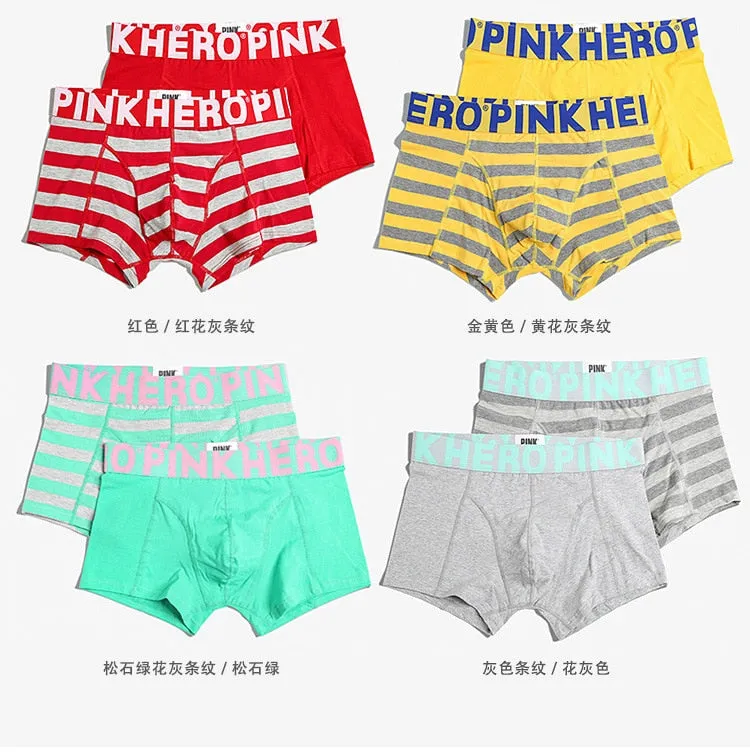 Men's Stripe Fashion Male Underpants boxer mens underwear boxers boxershorts Trunks