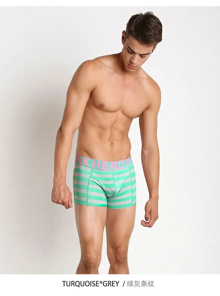 Men's Stripe Fashion Male Underpants boxer mens underwear boxers boxershorts Trunks