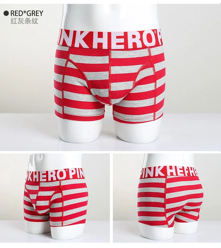 Men's Stripe Fashion Male Underpants boxer mens underwear boxers boxershorts Trunks