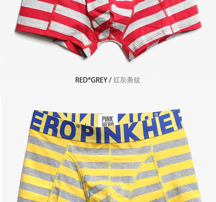 Men's Stripe Fashion Male Underpants boxer mens underwear boxers boxershorts Trunks