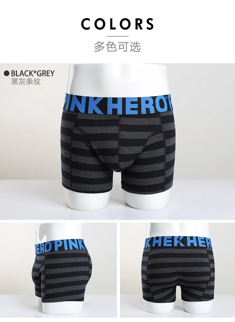 Men's Stripe Fashion Male Underpants boxer mens underwear boxers boxershorts Trunks