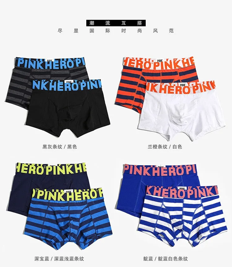 Men's Stripe Fashion Male Underpants boxer mens underwear boxers boxershorts Trunks