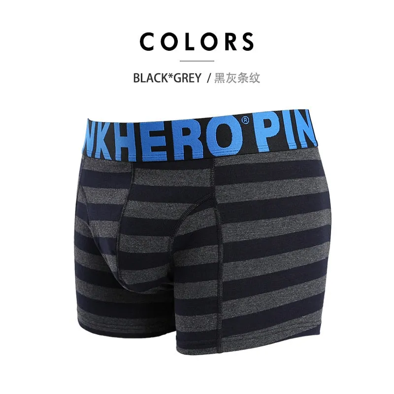 Men's Stripe Fashion Male Underpants boxer mens underwear boxers boxershorts Trunks